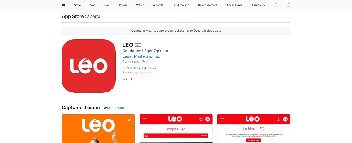 Leo Avis d'utilisateurs de l'App Store
